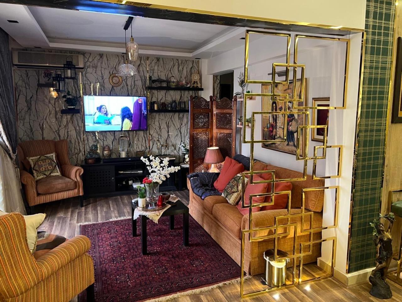شقه مفروشه فاخره بالقاهره الجديده Lägenhet New Cairo Exteriör bild