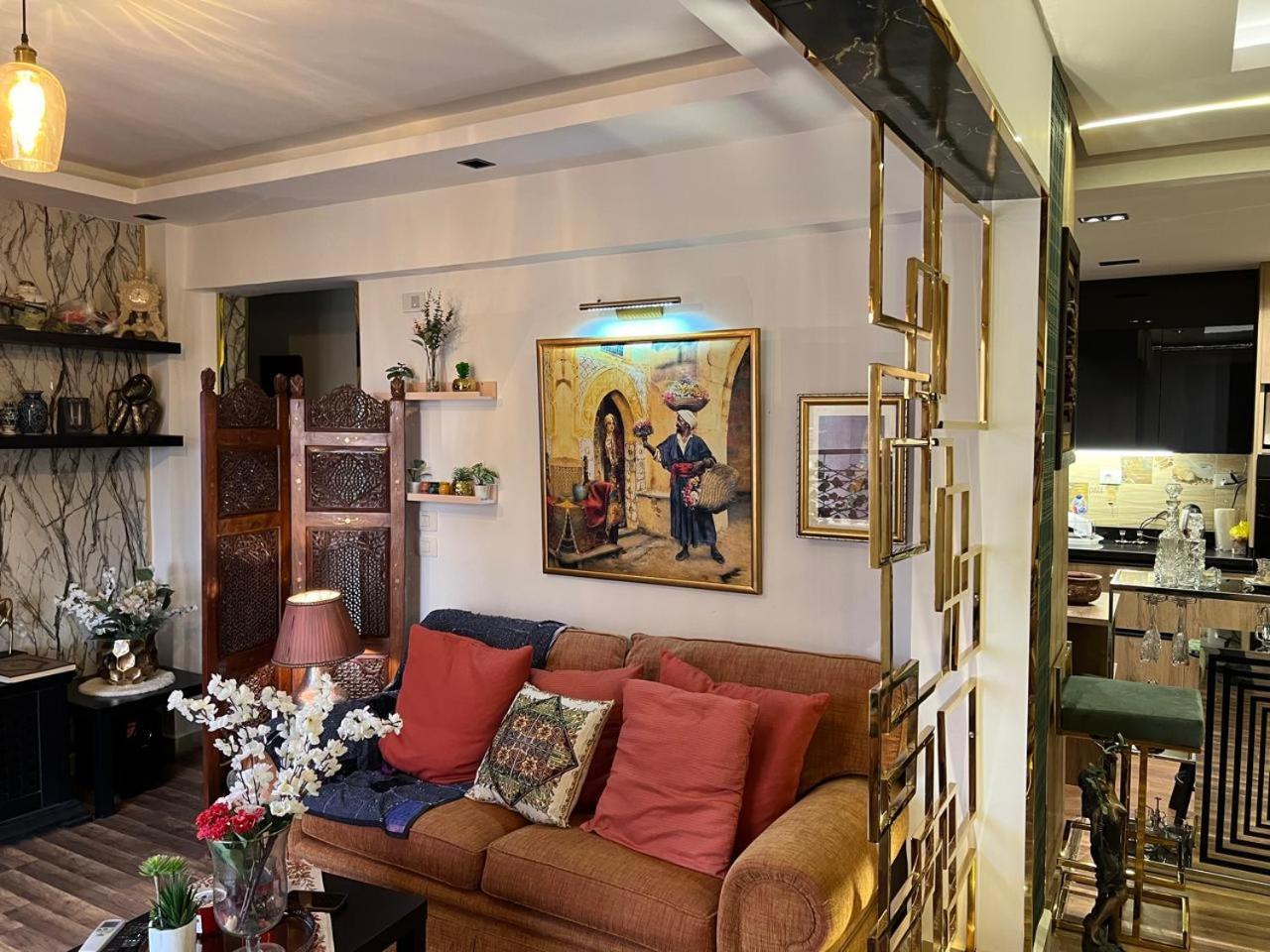 شقه مفروشه فاخره بالقاهره الجديده Lägenhet New Cairo Exteriör bild